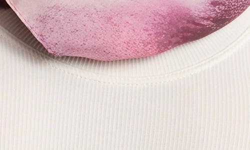 Bcbg Ink Bloom Square Scarf In Pink