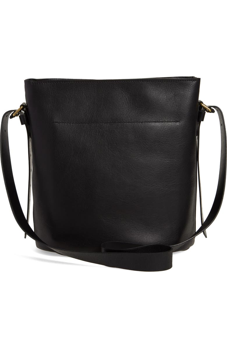 Madewell The Transport Leather Bucket Bag, Alternate, color,