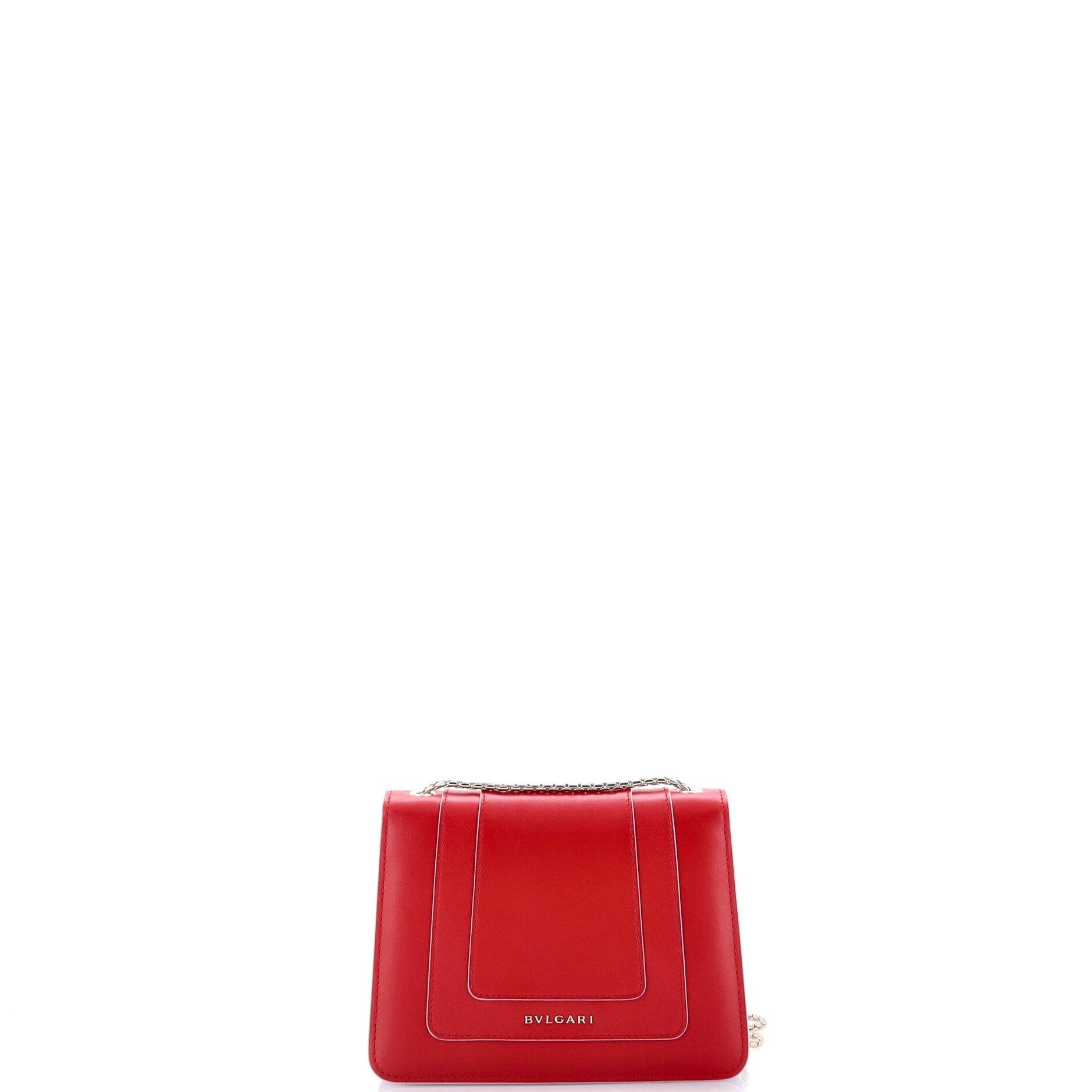 Serpenti Forever Square Shoulder Bag Leather Small, Alternate, color, Red