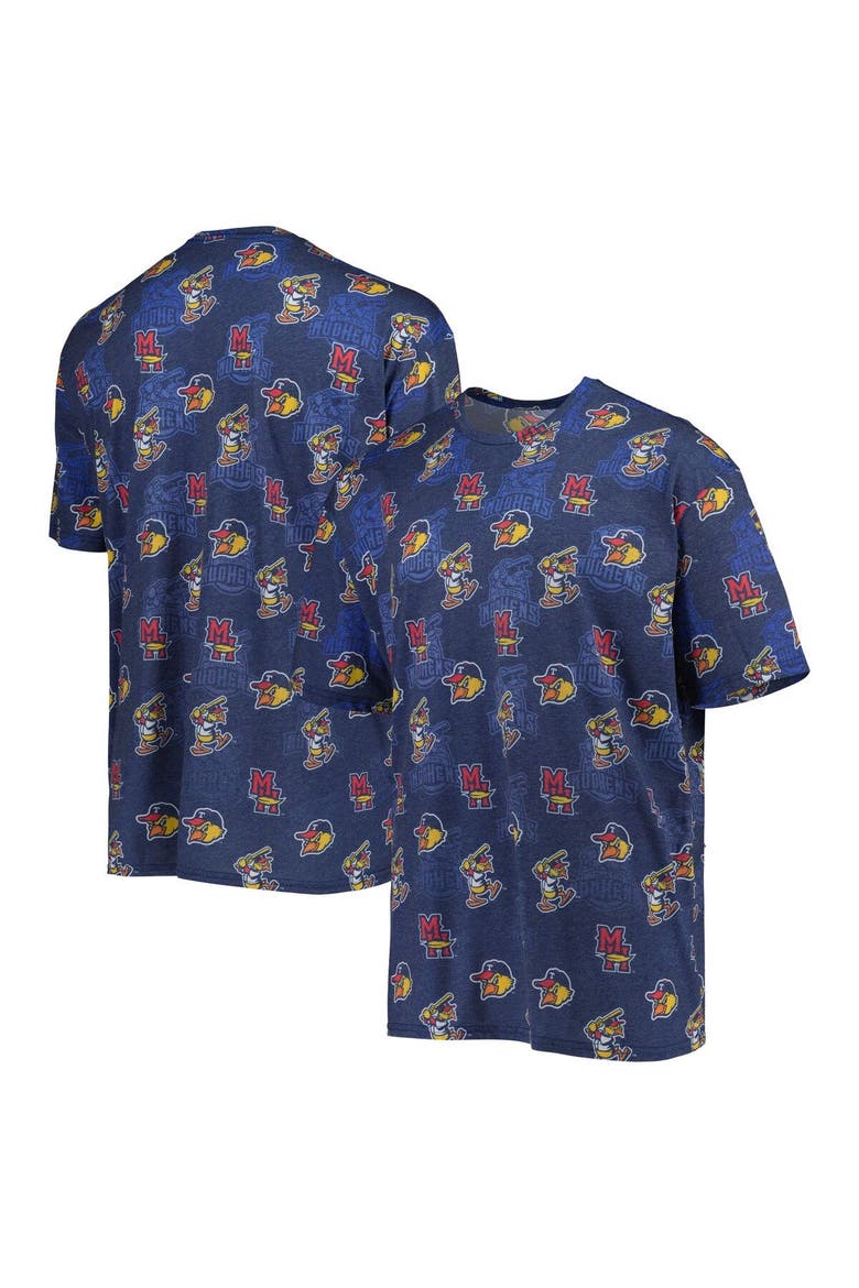 Men's Royal Toledo Mud Hens Allover Print Crafted T-Shirt, Main, color, Royal