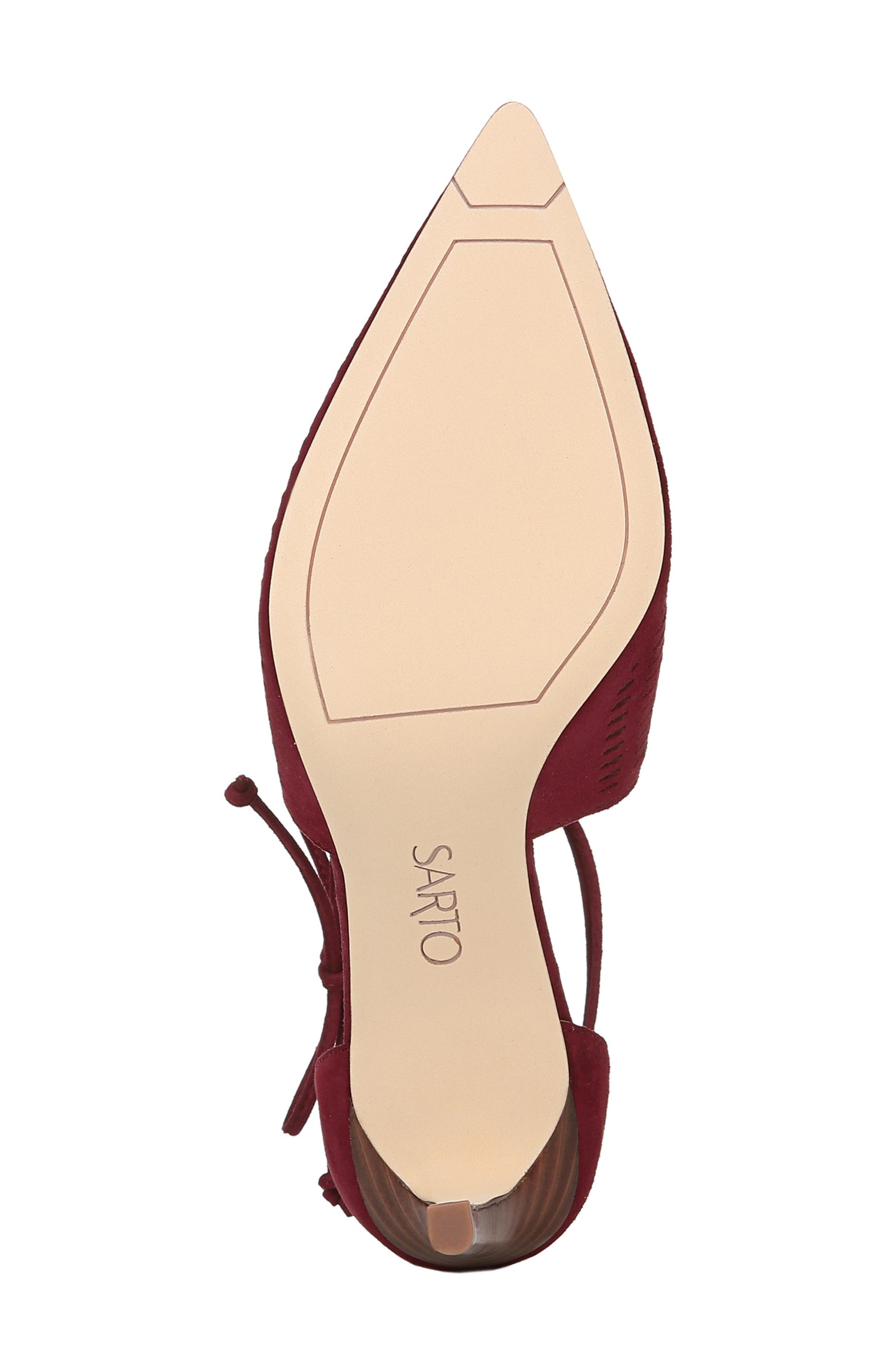 SARTO by Franco Sarto Krista Perforated Ankle Wrap Pump, Alternate, color, 