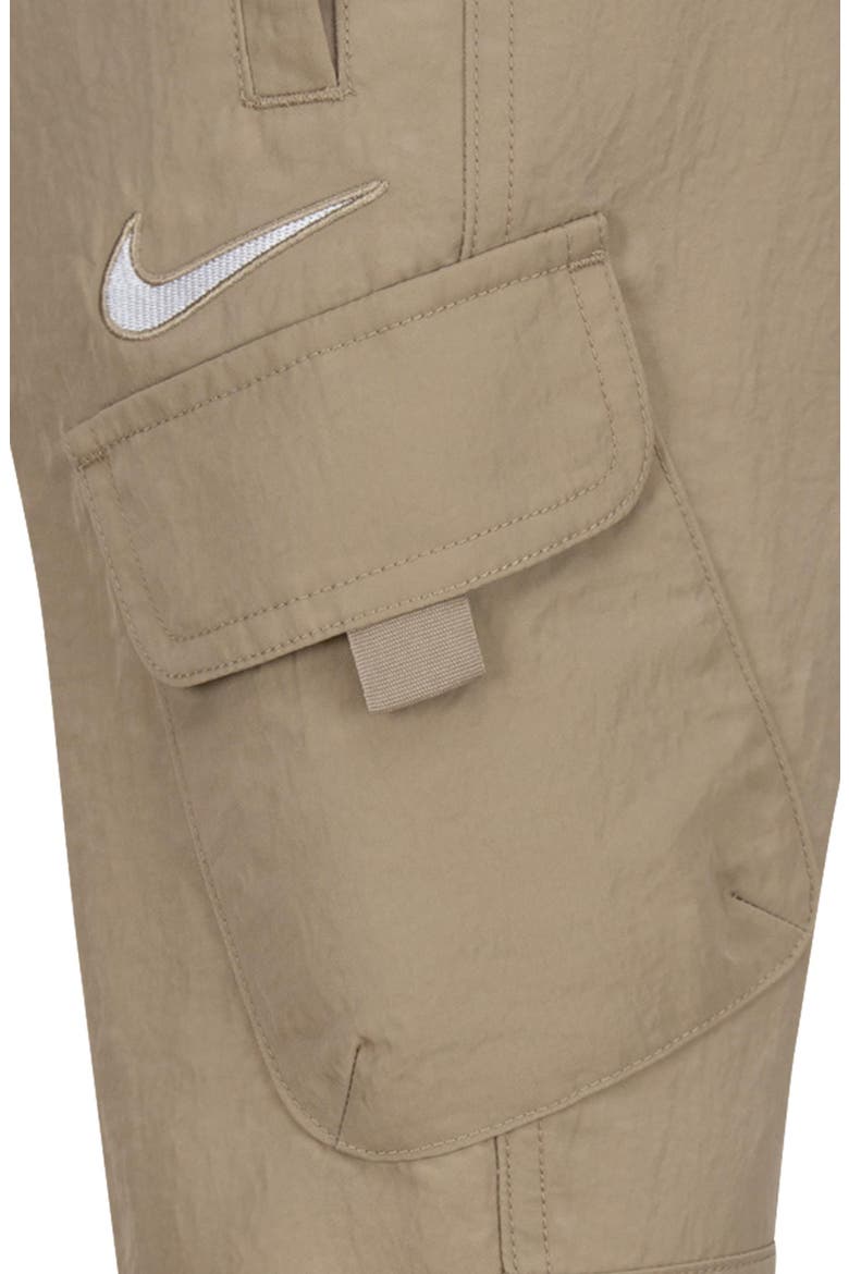 Kids' Woven Nylon Cargo Pants, Alternate, color, KHAKI