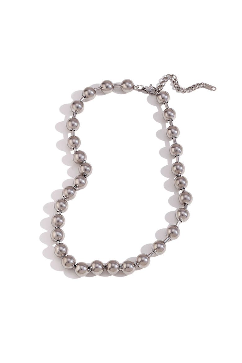 Helise Ball Necklace, Alternate, color, Gold