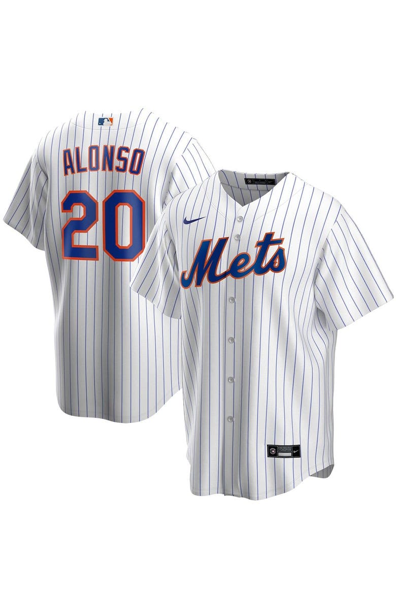 Nike Men's Nike Pete Alonso White New York Mets Home Replica Player Name Jersey, Main, color, White