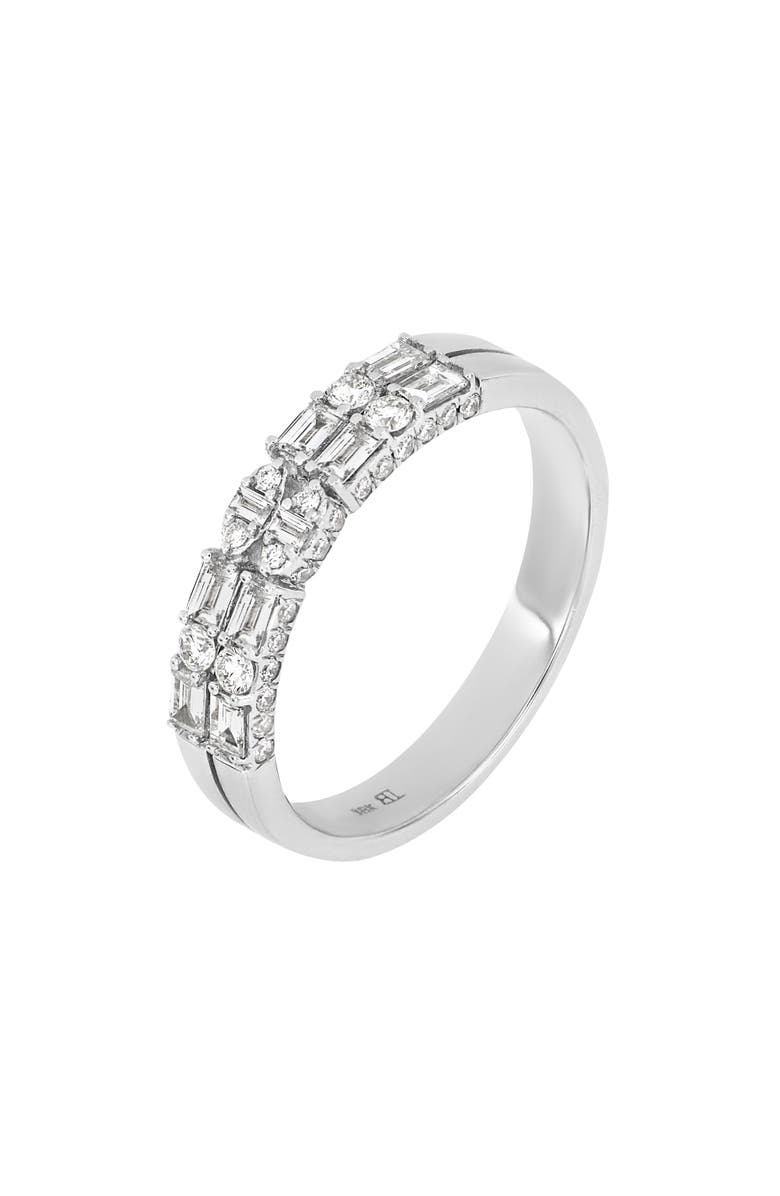 Bony Levy Maya Luxe Double Row Wide Diamond Band, Main, color,