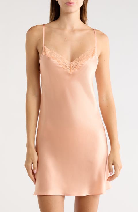Milky Lace Trim Washable Silk Camisole