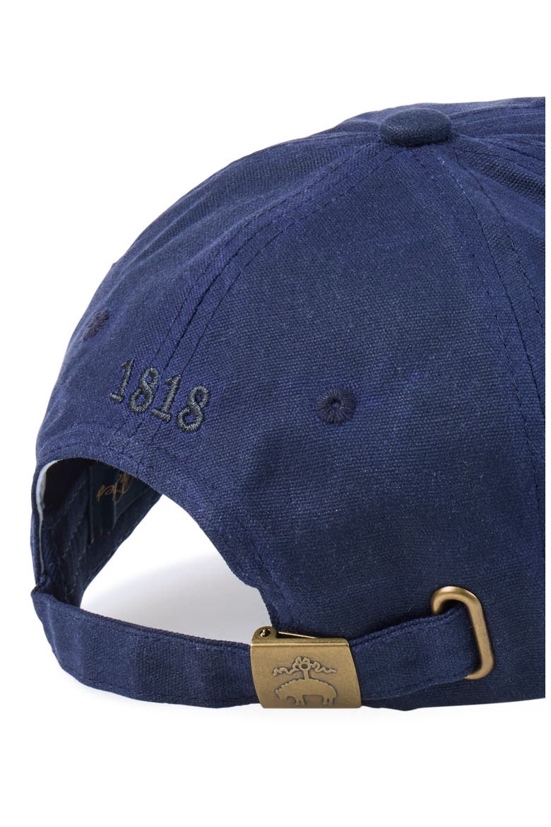 Oil Cloth Baseball Hat, Alternate, color, NAVY