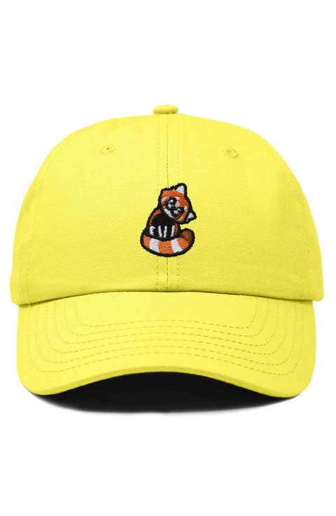Red Panda Embroidered Dad Hat