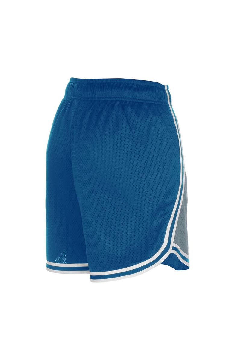 New Era Women's New Era Silver/Blue Detroit Lions Sport Classics Mesh Shorts, Alternate, color, Silver