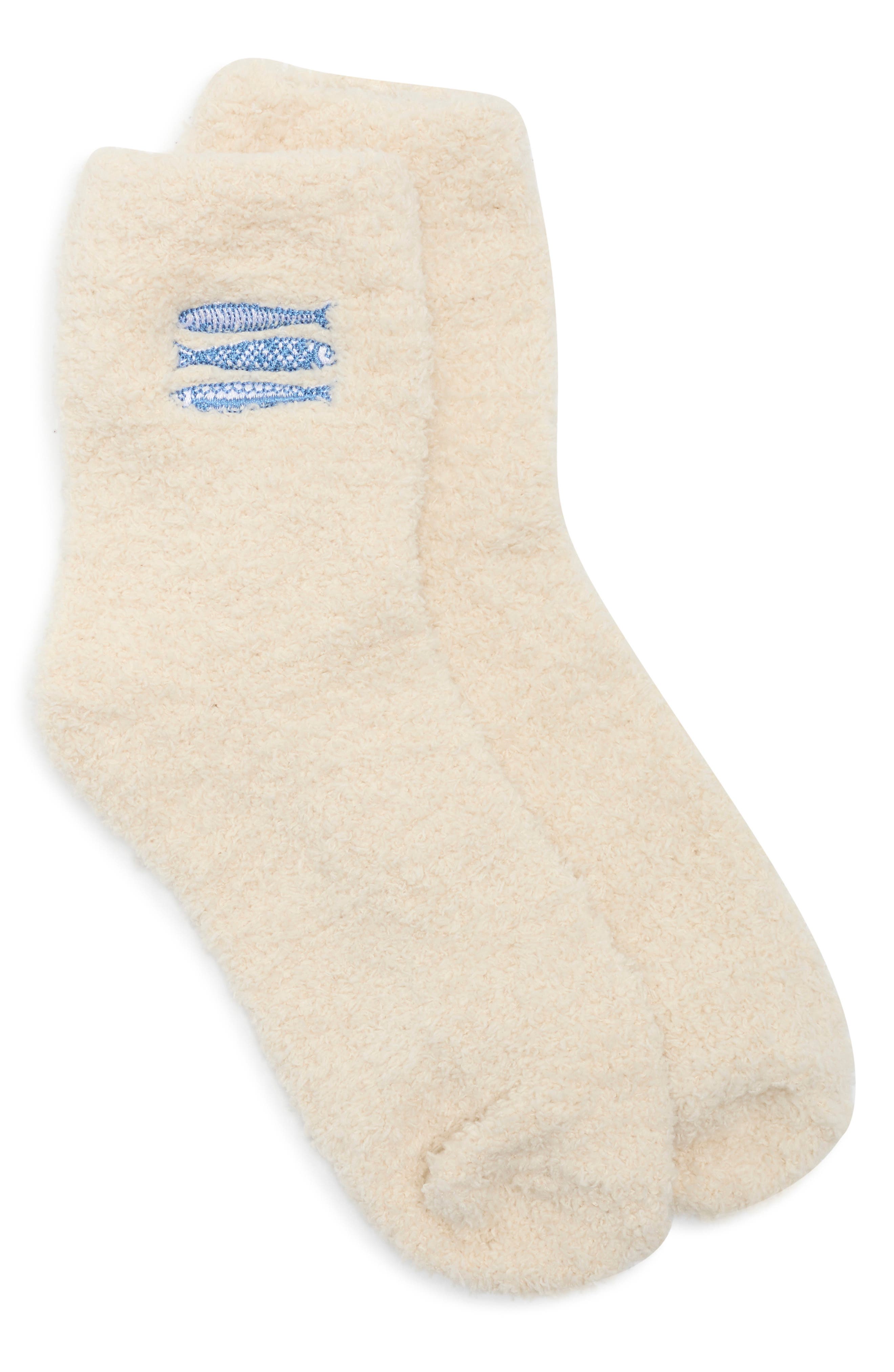 WORN/WEST Sardine Icon Cozy Crew Socks