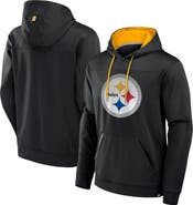 FANATICS Men's Fanatics Black Pittsburgh Steelers Defender Pullover Hoodie