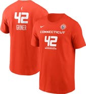 Nike Men's Nike Brittney Griner Orange Connecticut Sun Explorer Edition Name & Number T-Shirt