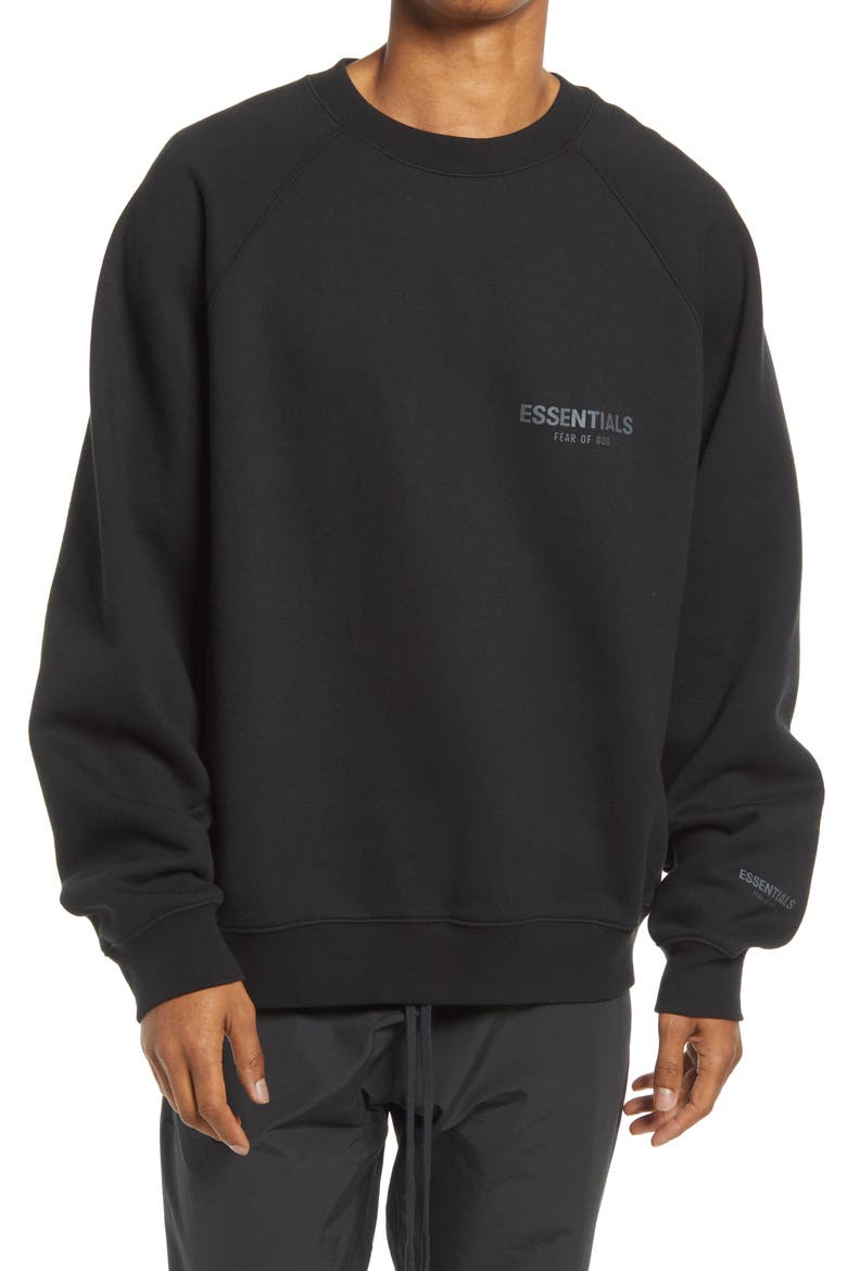 Crewneck Sweatshirt, Main, color, STRETCH LIMO
