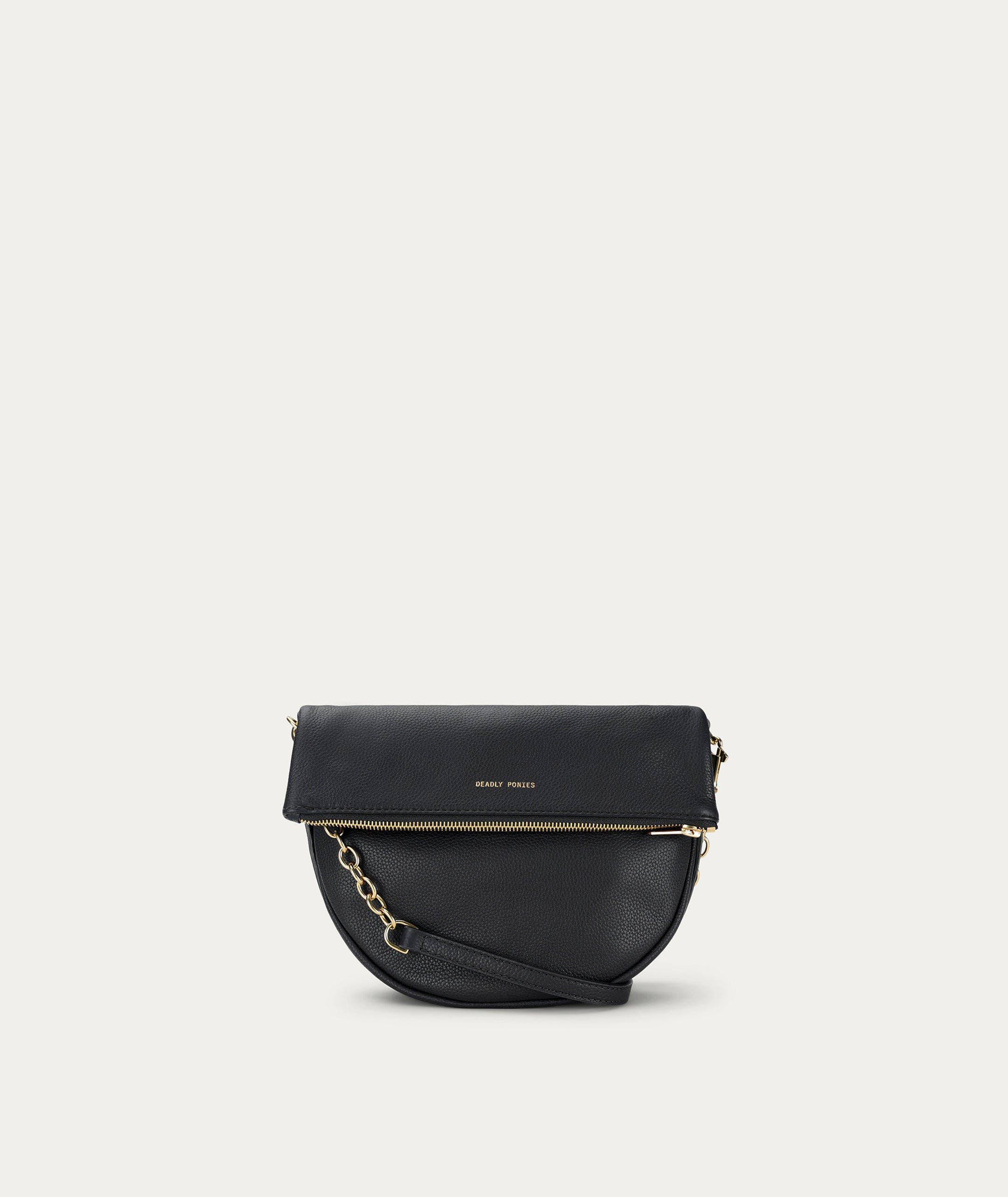 Mini Leopard Crossbody, Main, color, Black