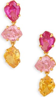 Kate Spade New York treasure trove cubic zirconia linear drop earrings
