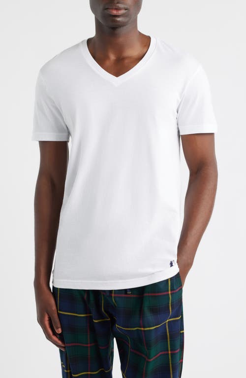 Polo Ralph Lauren 3-Pack Cotton V-Neck T-Shirts in White  product