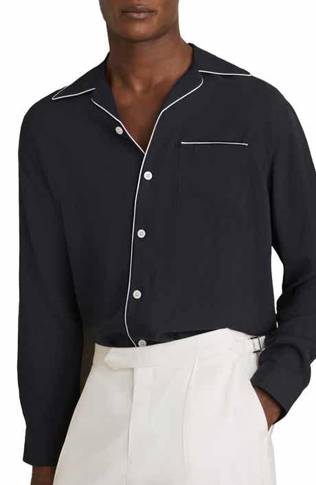 Reiss Josh Piped Button-Up Shirt
