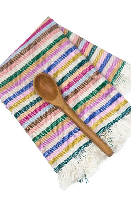 Archive New York Valentina Party Napkins, Set Of 4 In Rainbow