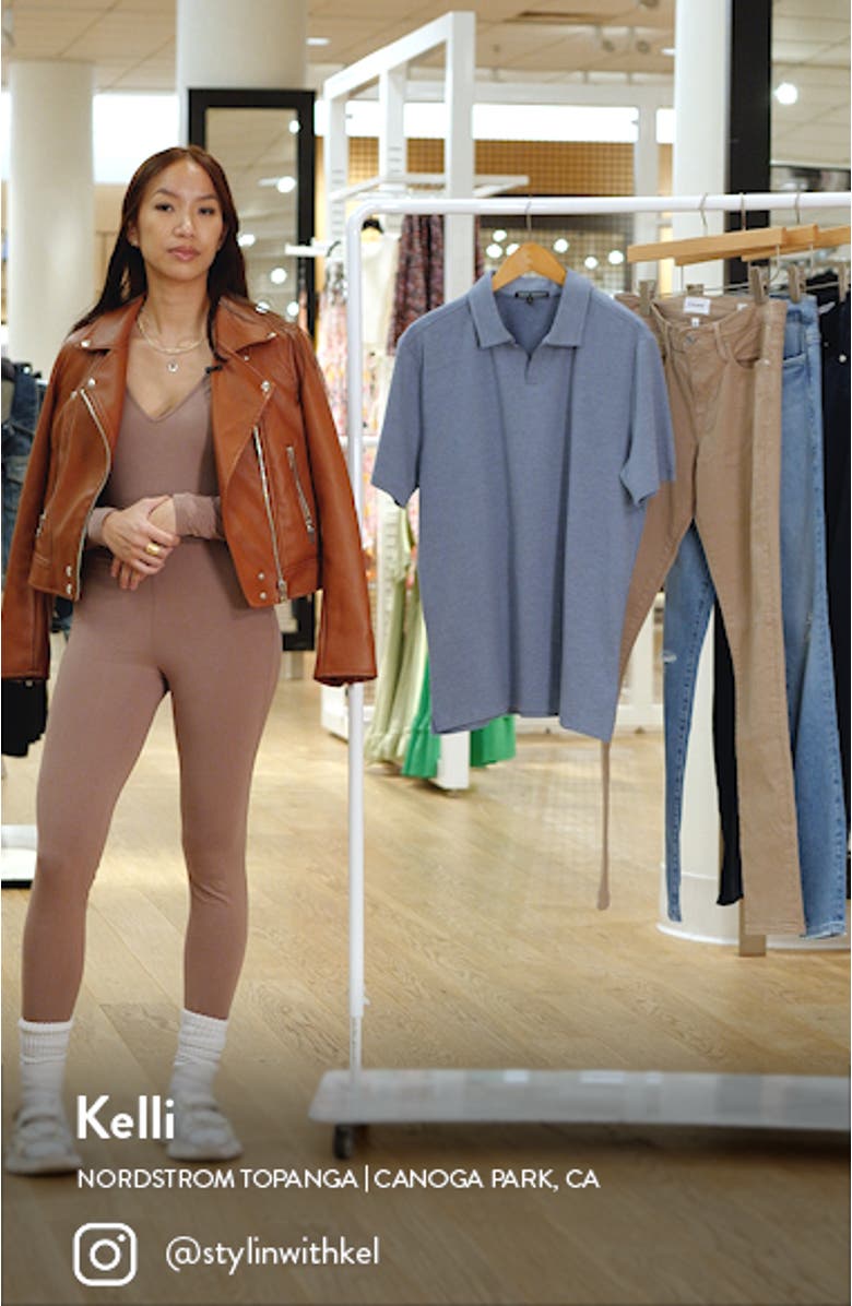 Cantrell Space Dye Stripe Cotton Polo, sales video thumbnail