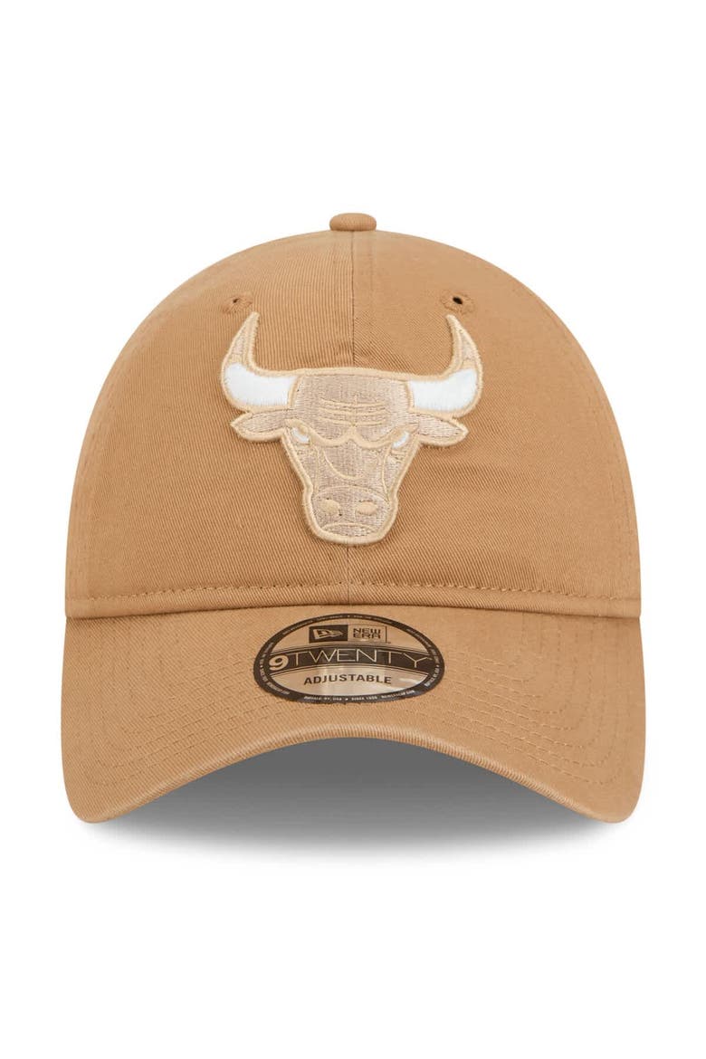 Men's New Era  Tan Chicago Bulls 2024/25 City Edition 9TWENTY Adjustable Hat, Alternate, color, Tan