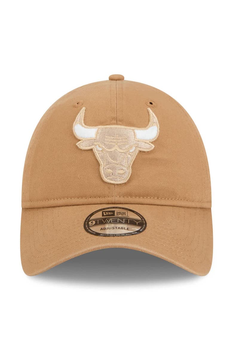 New Era Men's New Era  Tan Chicago Bulls 2024/25 City Edition 9TWENTY Adjustable Hat, Alternate, color, 
