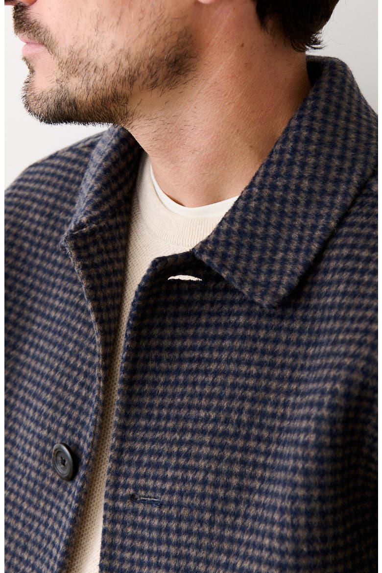Luca Felted Houndstooth Jacket, Alternate, color, NAVY/ TAUPE HOUNDSTOOTH
