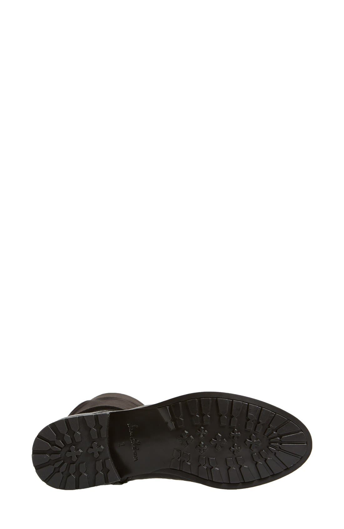 'Remi' Over the Knee Boot, Alternate, color, BLACK LEATHER
