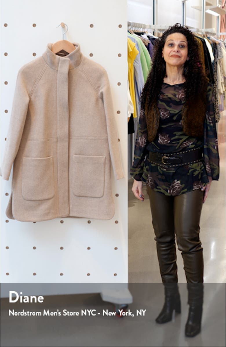 Estate Cocoon Insuluxe Fabric Coat, sales video thumbnail