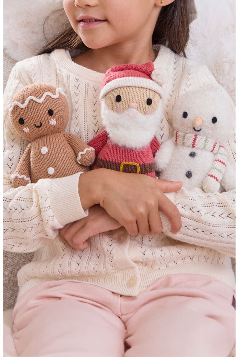 Baby Snowman Stuffed Animal, Alternate, color, WHITE