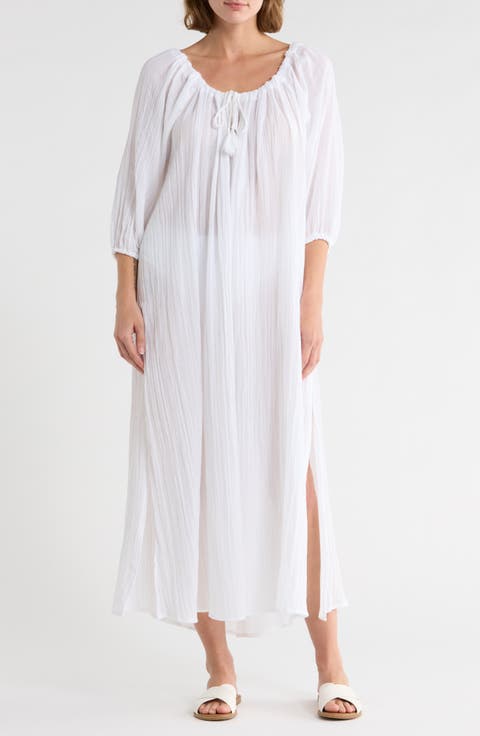 Costa Organic Cotton Cover-Up Caftan