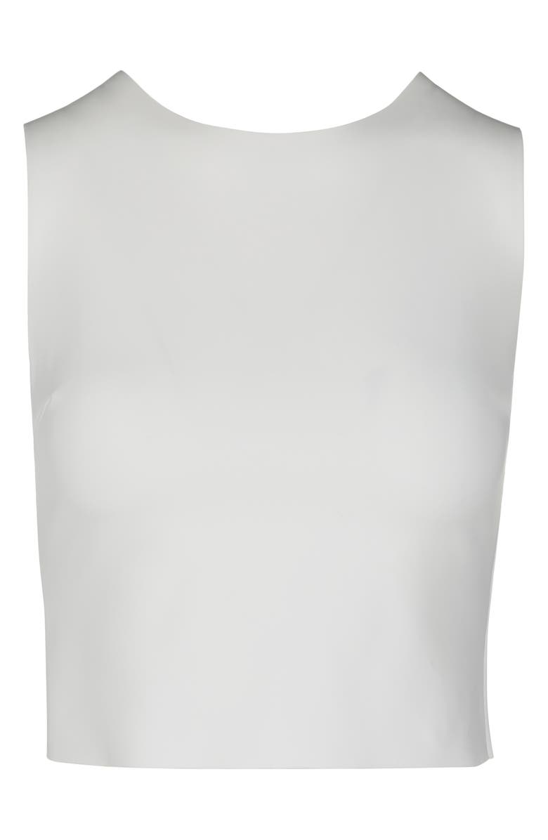 Commando Neoprene Sleeveless Shell Top, Alternate, color, White