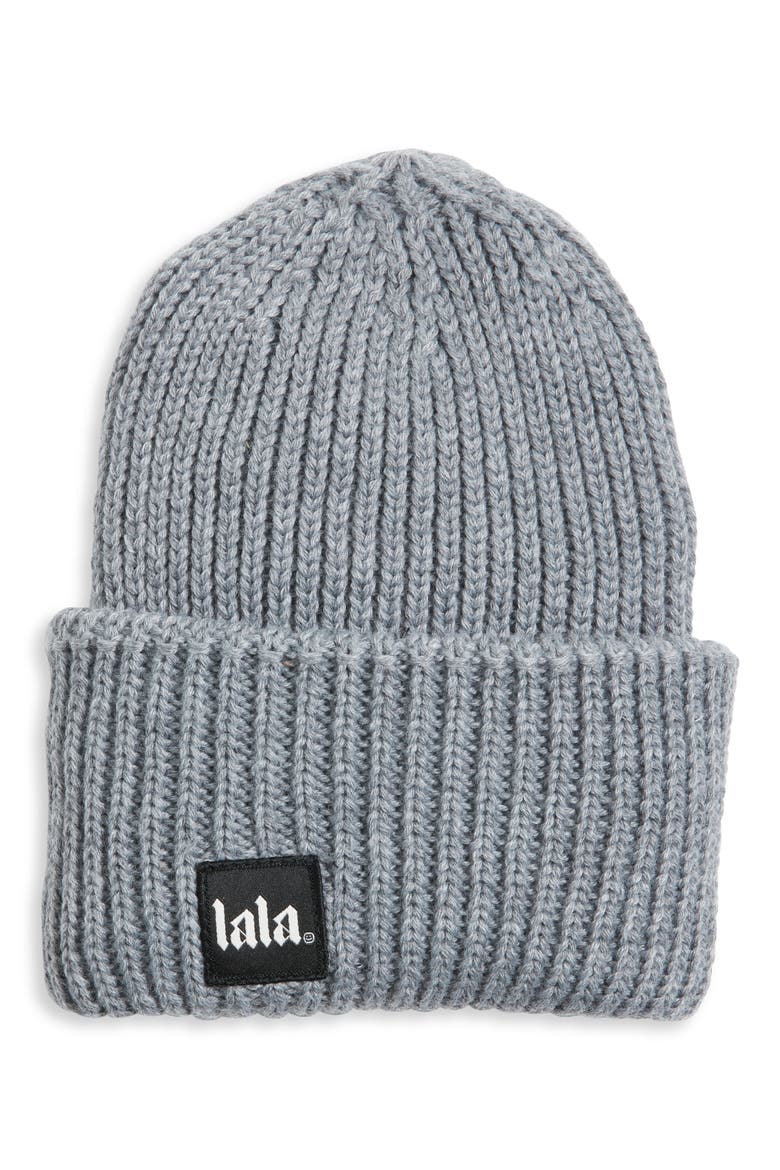 Grunge Chic Beanie, Main, color, GREY