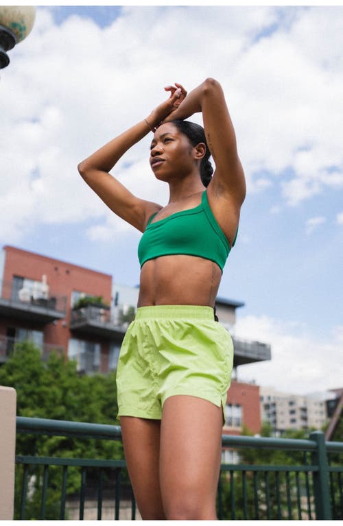 Vitality Surface Run Short In Green