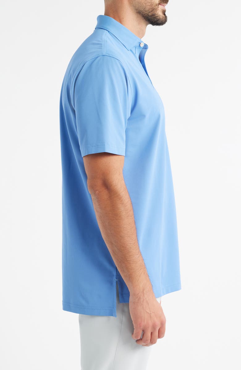 Peter Millar Solid Performance Piqué Polo, Alternate, color, Evening Tide