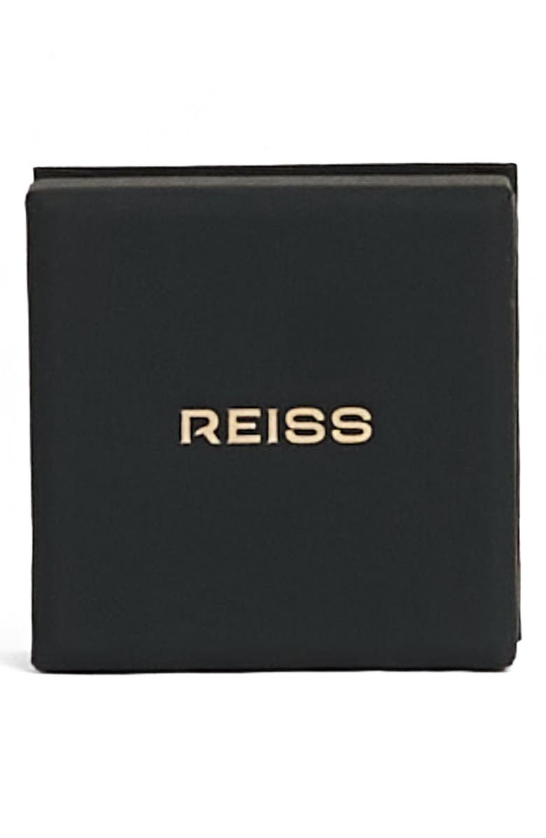Reiss Skylin Crystal Rectangle Drop Earrings, Alternate, color, Gold Tone/ Multi Crystal