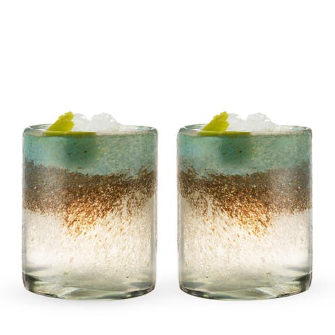 Segunda Vida Playa Bonita Recycled Tumblers Set of 2