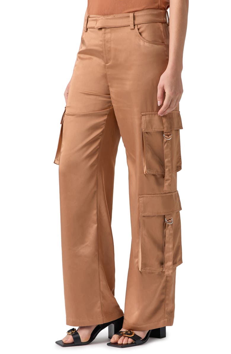 Sanctuary Y2K Strappy Cargo Pants, Alternate, color, Mocha Mous