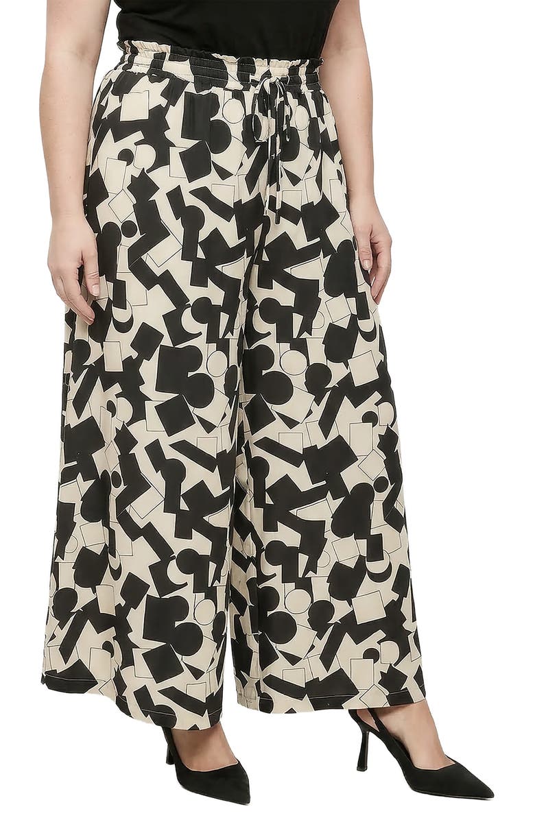 Standards & Practices Drawstring Waist Wide Leg Pants, Alternate, color,