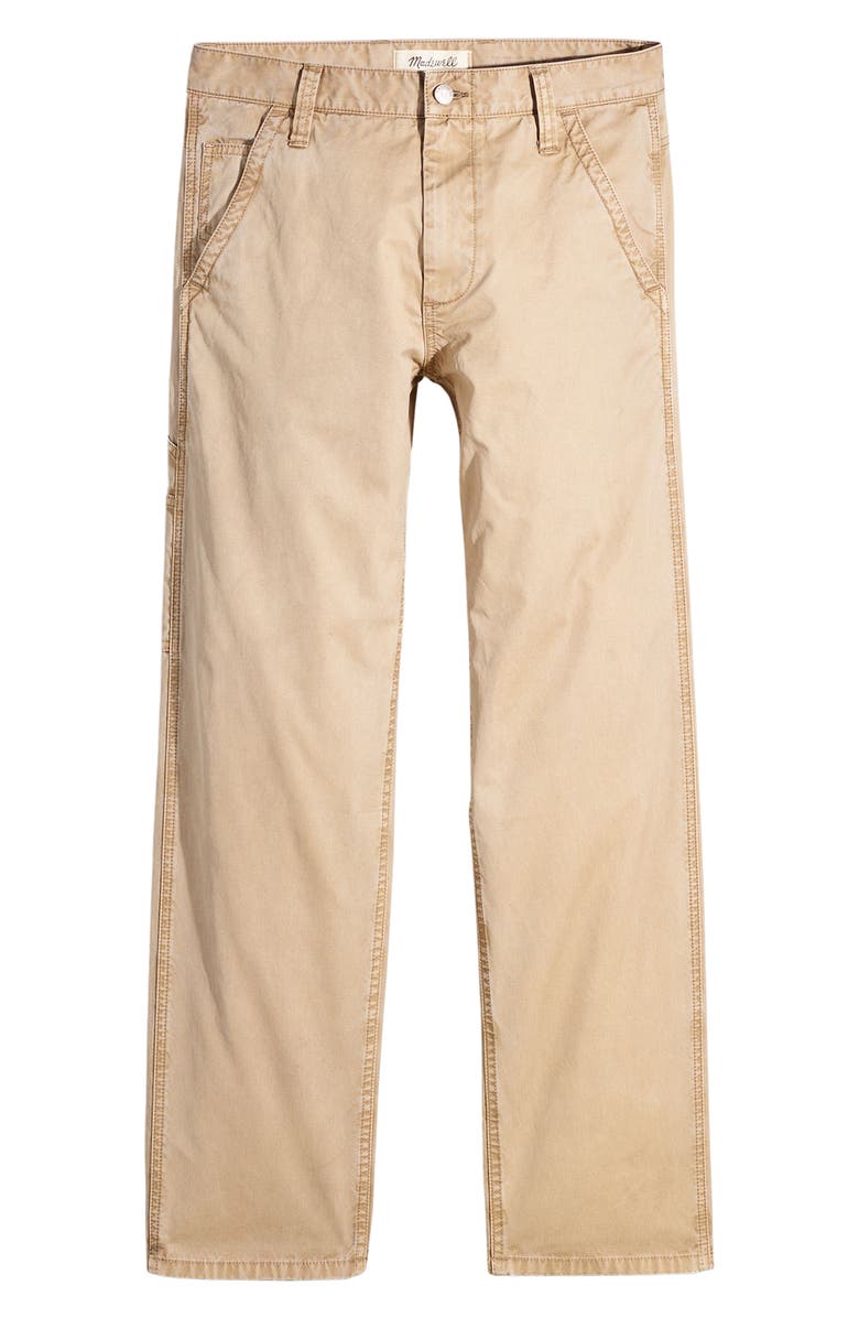 Madewell Relaxed Straight Leg Painter Pants, Alternate, color, 