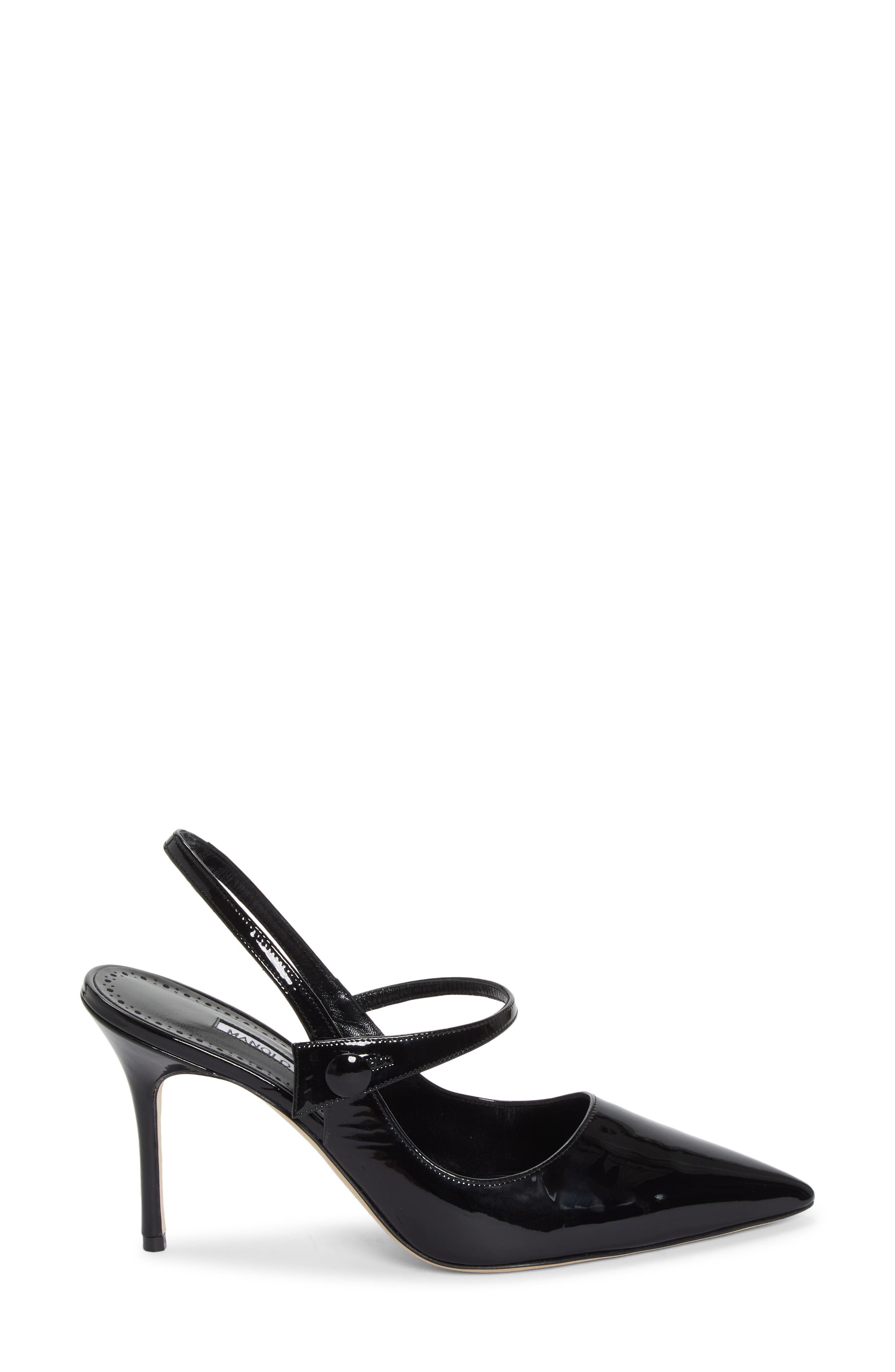 Manolo Blahnik Didion Pointed Toe Slingback Pump, Alternate, color, 