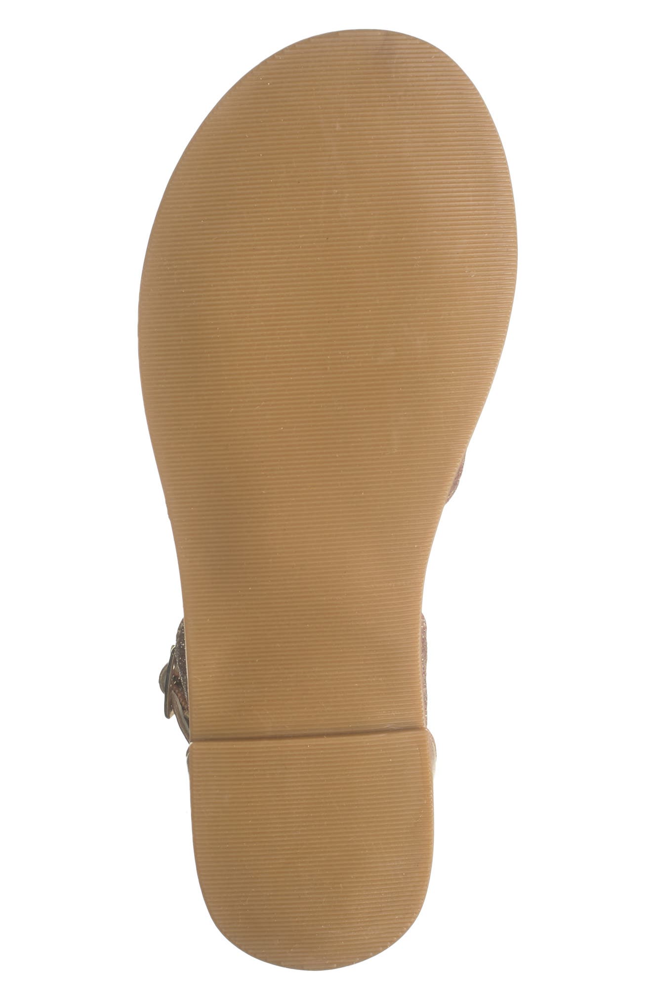 Kenneth Cole Brianne Laura Metallic Glitter Strap Flat Sandal, Alternate, color, 