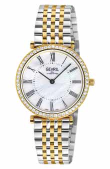 GEVRIL Atelier Diamond Pavé Bracelet Watch, 32mm - 1.0ct