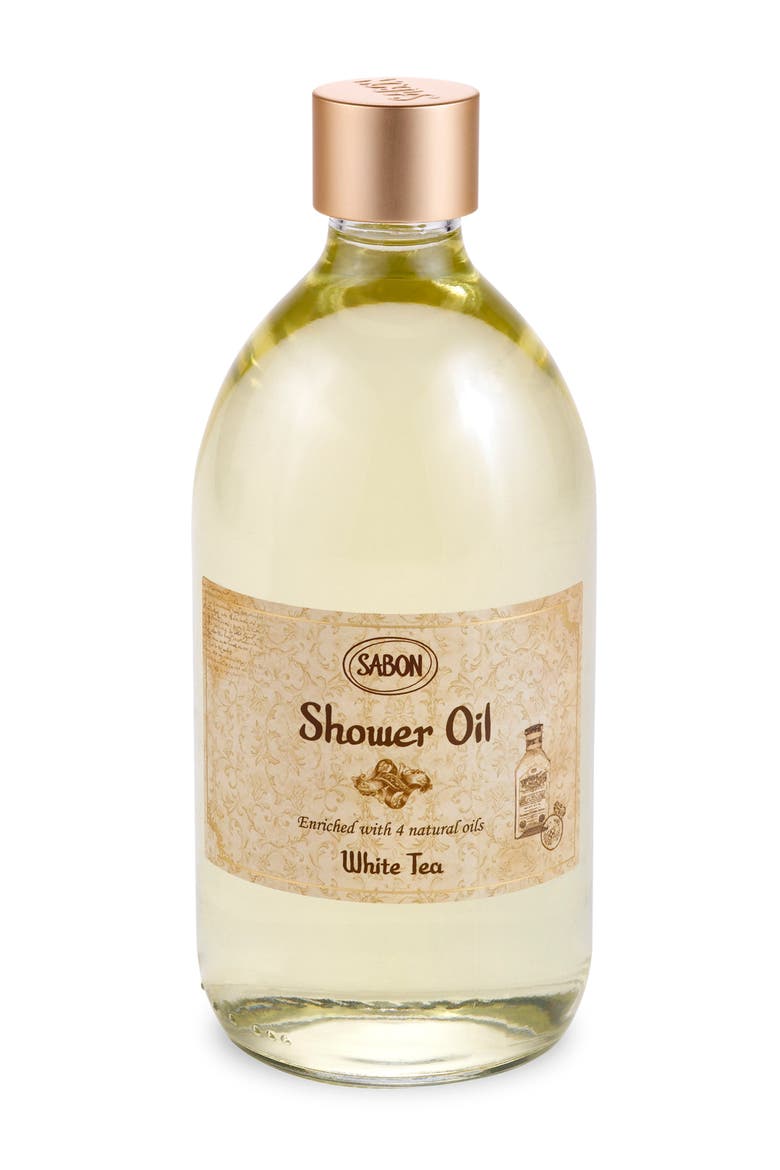 Shower Oil White Tea, Main, color, 500 mL