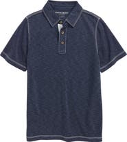 Johnston & Murphy Kids' Slub Polo