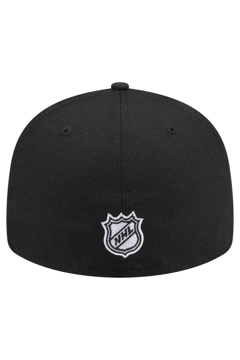 Men's New Era  Black Colorado Avalanche Freedom Pre-Curved 59FIFTY Fitted Hat, Alternate, color, Black