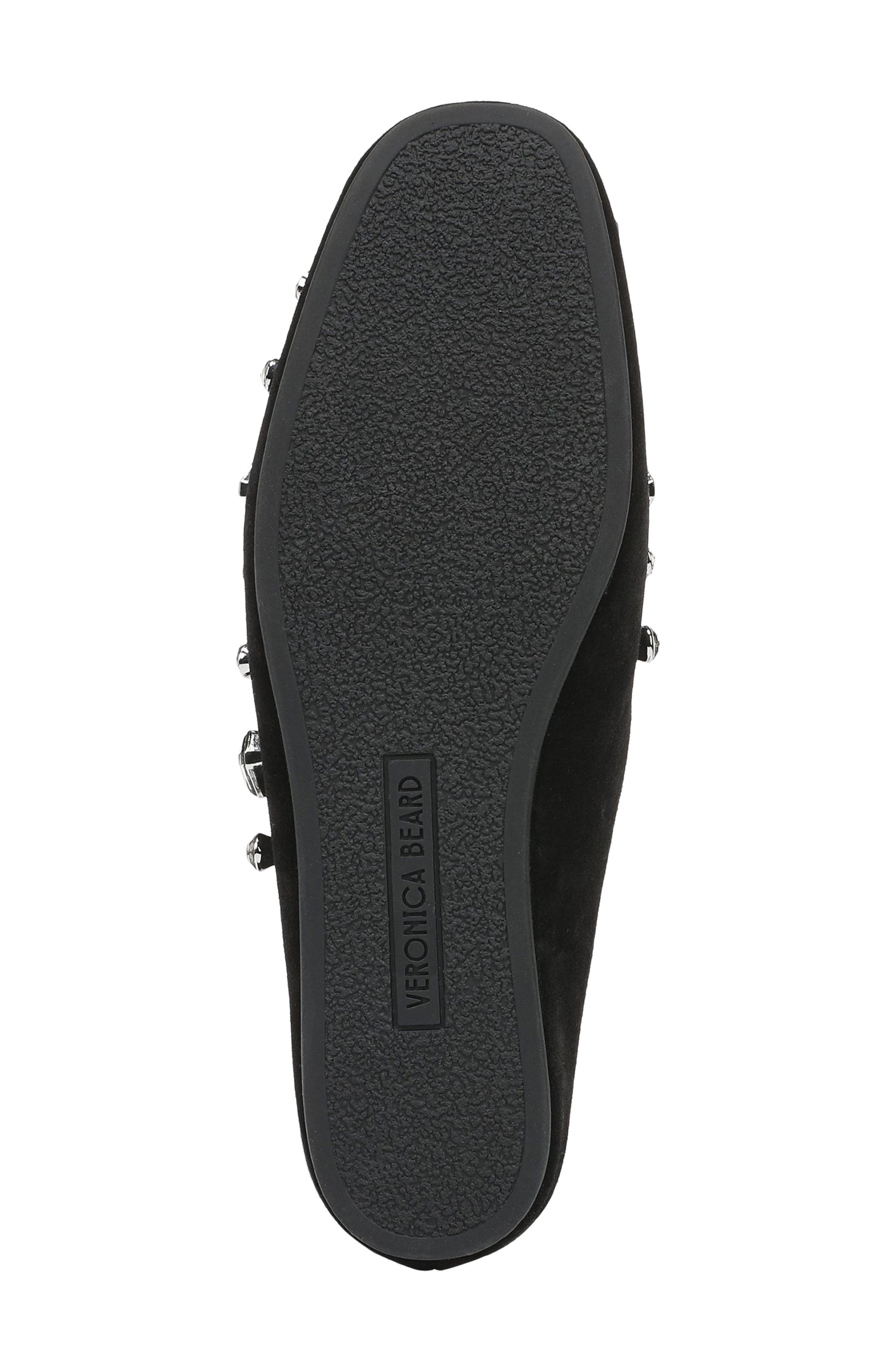 Veronica Beard Narcisa Crystal Embellished Mule, Alternate, color, Black