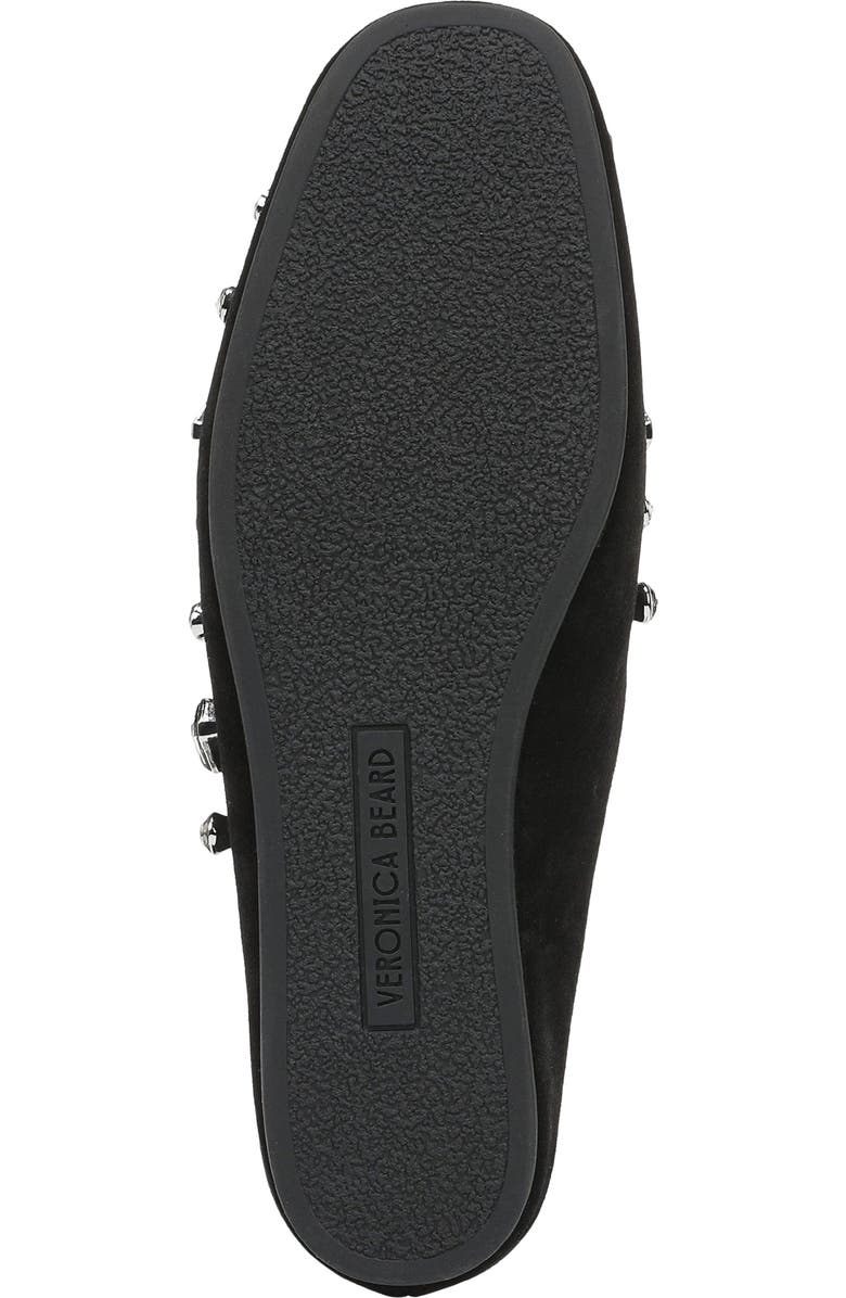 Veronica Beard Narcisa Crystal Embellished Mule, Alternate, color, Black