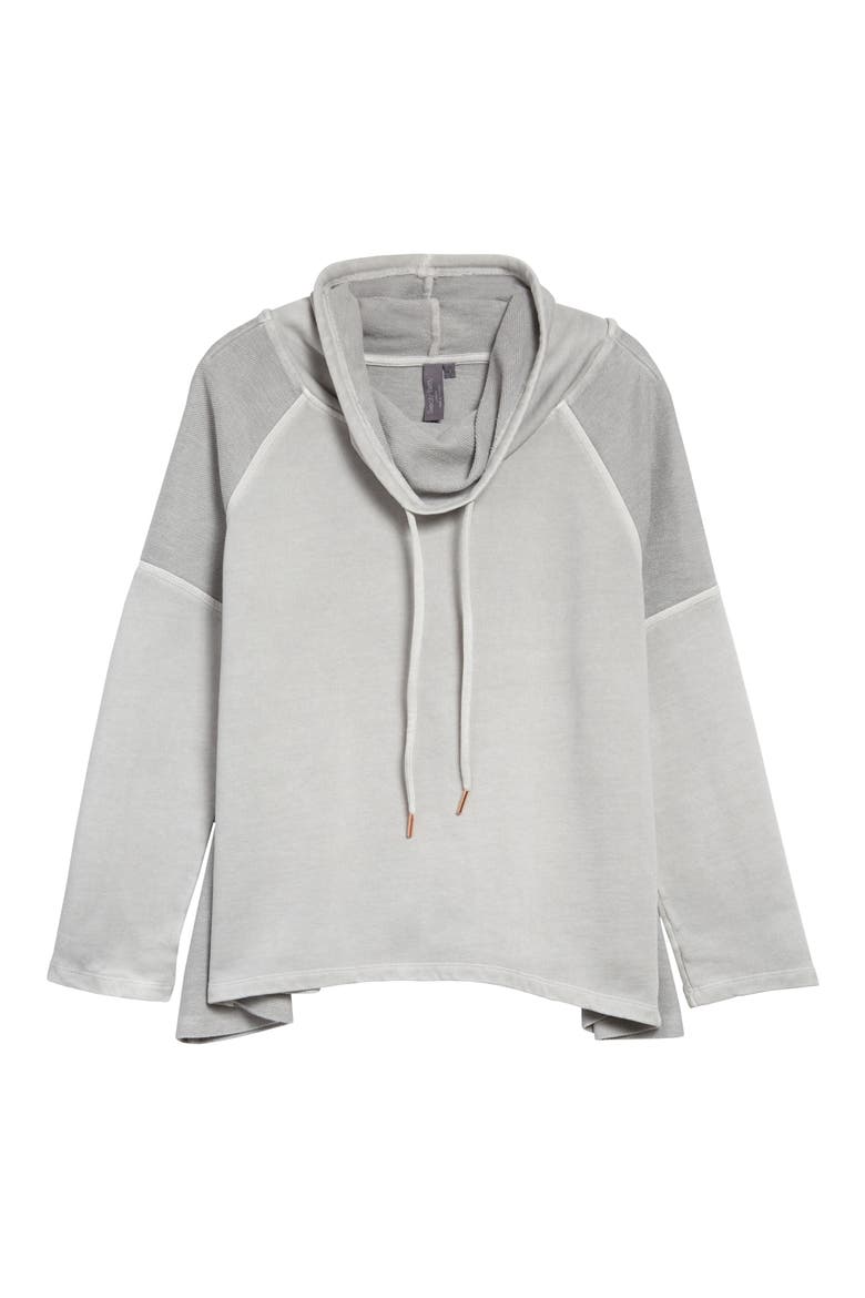Paradise Hooded Pullover, Alternate, color, LILY WHITE