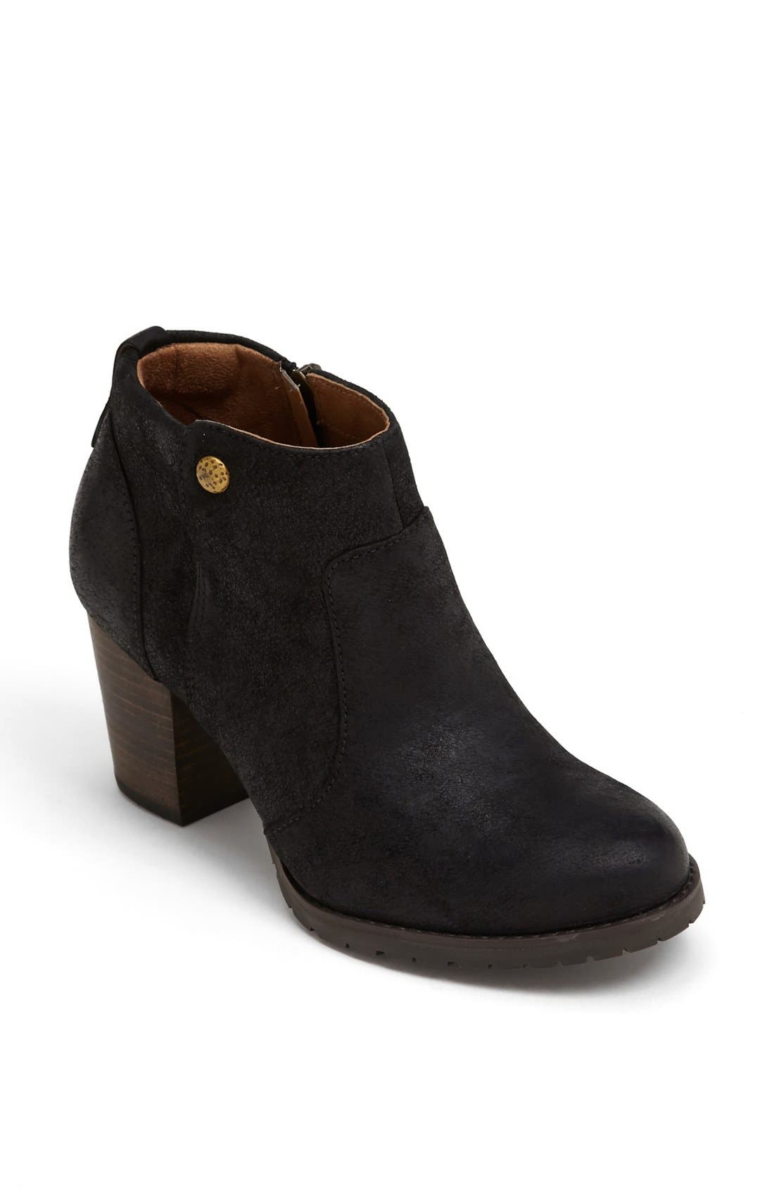 'Mission Philby' Bootie, Main, color, BLACK LEATHER