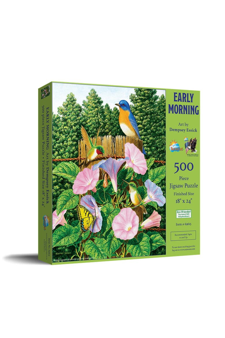 Early Morning 500 piece Jigsaw Puzzle for Adults, Main, color, Multicolor